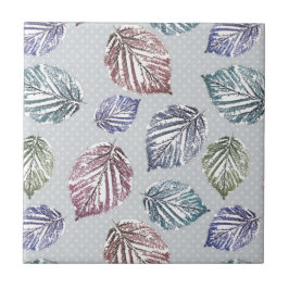 Blätter auf hellgrauem Hintergrund öffnen Fliese