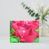 Blätter auf Postkarte (Stehend Vorderseite)