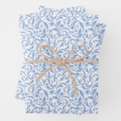 Blätter aus blauem Flor (Beispiel)