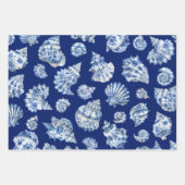 Blätter aus blauem Muscheln (Vorderseite 2)