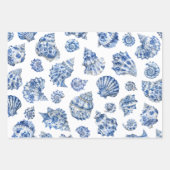 Blätter aus blauem Muscheln (Vorderseite)