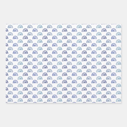 Blätter aus blauem Sonnenschein und Regenbogen (Vorderseite 3)