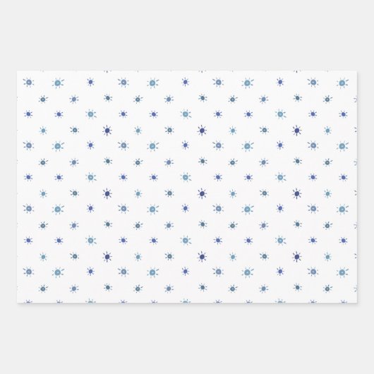 Blätter aus blauem Sonnenschein und Regenbogen (Vorderseite 2)