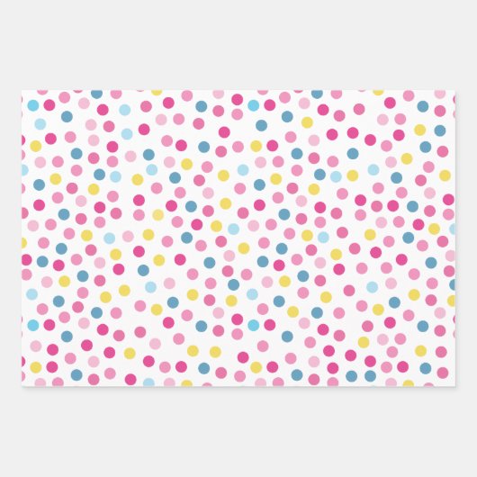 Blätter aus blauem und rosafarbenem Donut (Vorderseite 2)