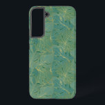 Blätter aus der grünen und goldenen Palme Samsung Galaxy Hülle<br><div class="desc">Dieses gedämpfte grüne und goldene Palmenblatt,  ein nahtloses Muster,  ist eine elegante und stilvolle Art,  Ihre Geschenke für jeden Anlass zu verpacken.</div>