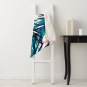 Blätter aus der grünen und rosa Palme Sherpadecke (Beispiel)