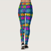 Blätter aus farbenfrohen Ahornblättern Leggings (Rückseite)