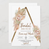 Blätter aus getrocknetem Palmblätterblättern Einladung (Vorne/Hinten)