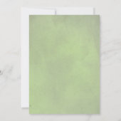 Blätter aus getrockneten Palmen, Pampas-Gras-Salbe Einladung (Rückseite)