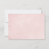 Blätter aus getrockneten Palmen, Pampas-Gras-Weich RSVP Karte (Rückseite)