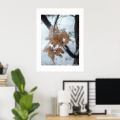 Blätter aus Glas Poster (Heimbüro)