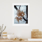 Blätter aus Glas Poster (Küche)