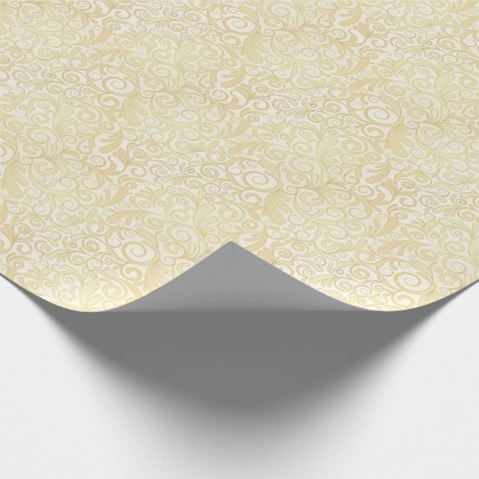 Blätter aus Gold Geschenkpapier (Ecke)