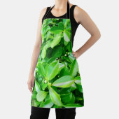 Blätter aus grünem Kautschuk, Schürze für Volldruc (InSitu)