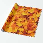 Blätter aus Herbstblättern Geschenkpapier (Ungerollt)