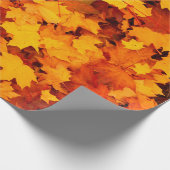Blätter aus Herbstblättern Geschenkpapier (Ecke)
