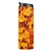 Blätter aus Herbstblättern Thermosbecher (Nach rechts gedreht)