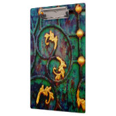 Blätter aus Metall Klemmbrett (Links)