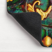 Blätter aus Metall Mousepad (Ecke)