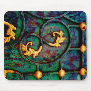 Blätter aus Metall Mousepad