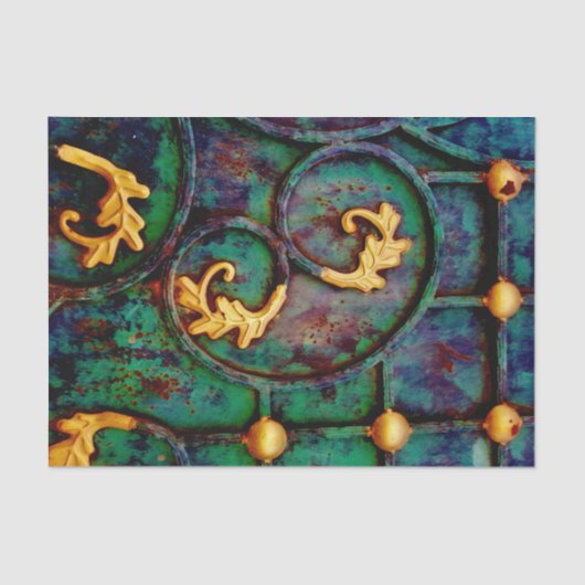 Blätter aus Metall Seidenpapier (Vorderseite)