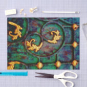 Blätter aus Metall Seidenpapier (Handwerk)