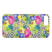 Blätter aus Orchideen und Palmen Case-Mate iPhone Hülle (Rückseite (Horizontal))