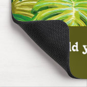Blätter aus Palm Mousepad (Ecke)