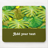 Blätter aus Palm Mousepad (Vorne)