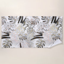 Blätter aus Palmen, blumenreich, botanisch, bunt