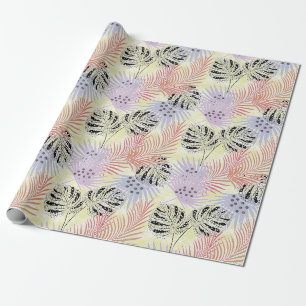 Blätter aus Palmen, tropisch, botanisch, Blätter, Geschenkpapier