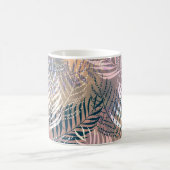 Blätter aus Palmen, tropisch, botanisch, Blätter,  Kaffeetasse (Mittel)