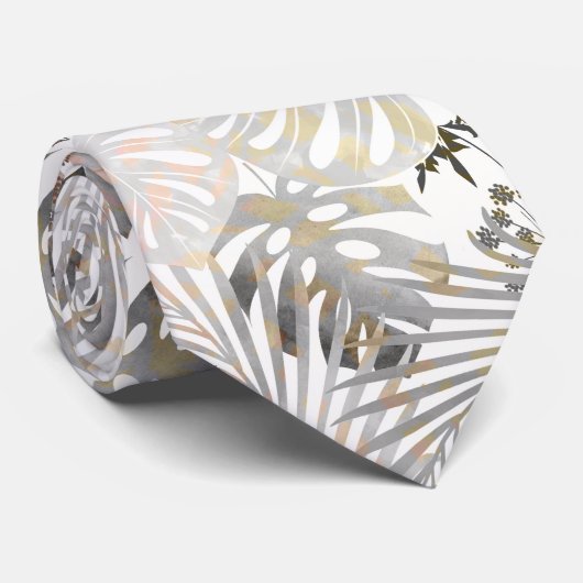 Blätter aus Palmen, tropisch, botanisch, Blätter,  Krawatte (Gerollt)