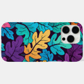 Blätter aus tiefgestrichenem Eichenholz mit farben Case-Mate iPhone Hülle (Rückseite (Horizontal))
