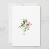 Blätter aus tropischen Palmen am Strand, Rahmen Br Einladung (Rückseite)