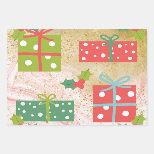 Blätter aus Weihnachtsblättern (Vorderseite)