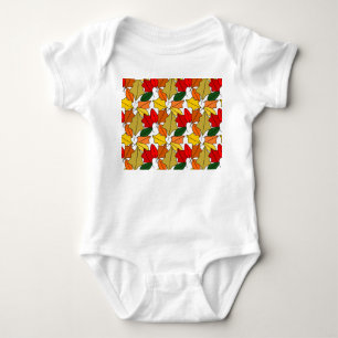 Blätter Baby Strampler