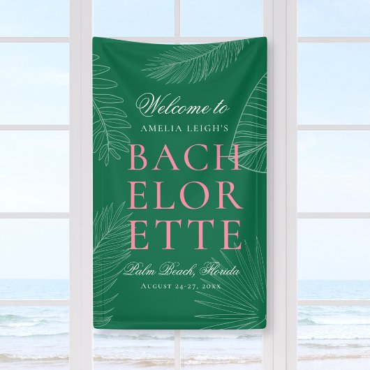 Blätter Bachelorette Banner