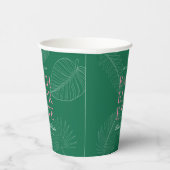 Blätter Bachelorette Pappbecher (Rechts)