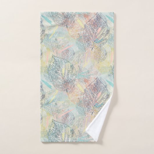 Blätter. Badhandtuch Set (Handtuch)