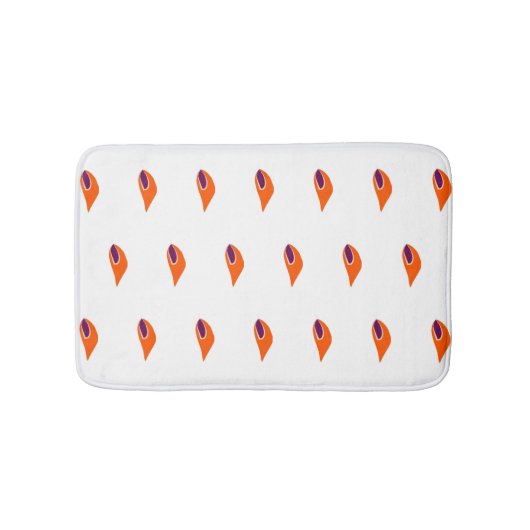 Blätter Bath Mat Badematte (Vorderseite)