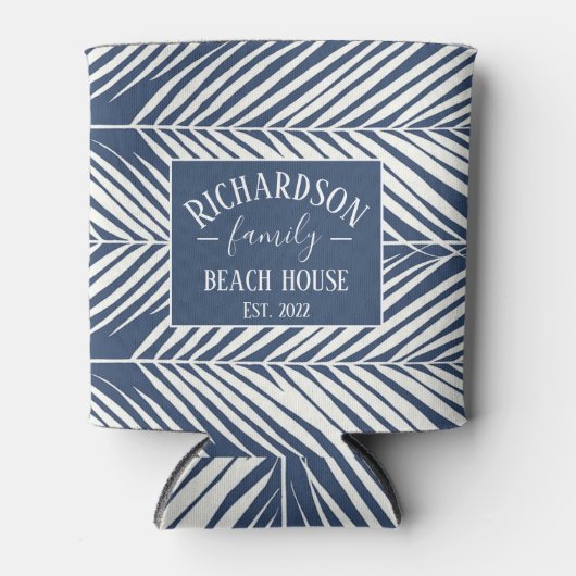 Blätter Beach House Dosenkühler (Vorderseite)