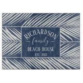 Blätter Beach House Schneidebrett (Vorderseite)