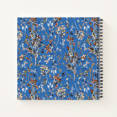 Blätter Berries Blue Vacation Rental Gästebuch Notizblock (Rückseite)