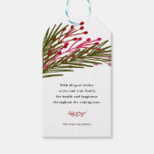 Blätter & Berries Geschenkanhänger (Vorderseite)