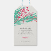 Blätter & Berries Geschenkanhänger (Vorderseite)