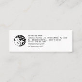 Blätter Berries Kräutermedizin Mini Visitenkarte (Rückseite)