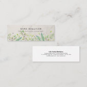 Blätter Berries Kräutermedizin Mini Visitenkarte (Vorne/Hinten)