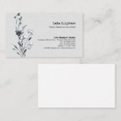 Blätter Berries Kräutermedizin Visitenkarte (Vorne/Hinten)