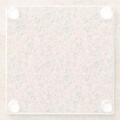 Blätter Berries Orange Wählen Sie eine andere Spei Glasuntersetzer (Rückseite)